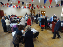 Christmas meal in the large hall